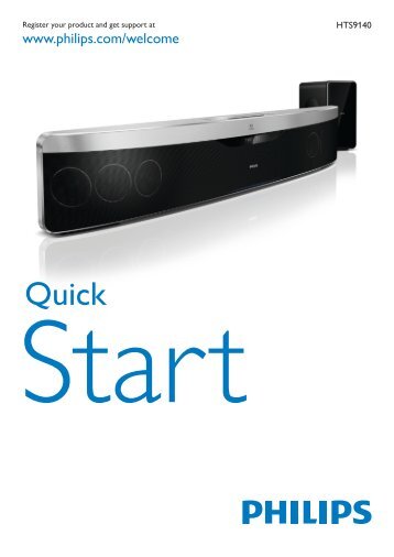 Philips Barre de son - Guide de mise en route - SWE