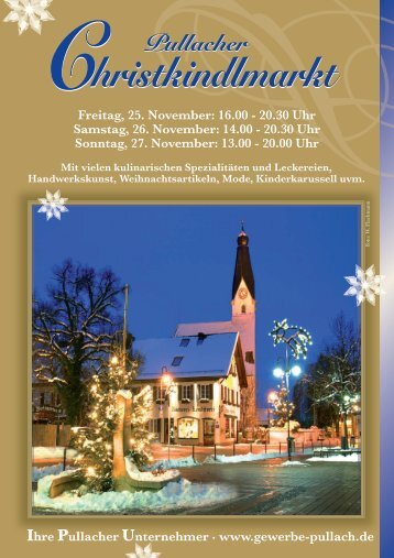 Christkindlmarkt Pullach 2016