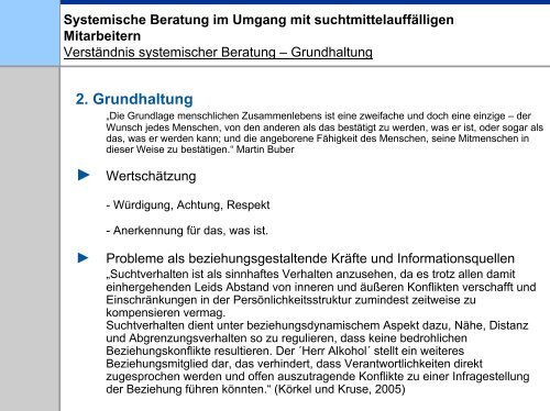 Systemische Beratung im Umgang mit suchtmittelauffälligen ...