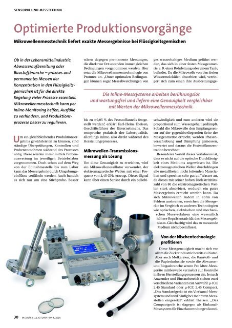 Industrielle Automation 6/2016