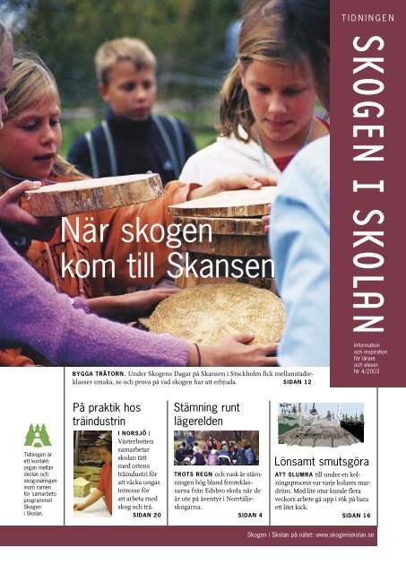 Fäll ett träd - Skogen i Skolan