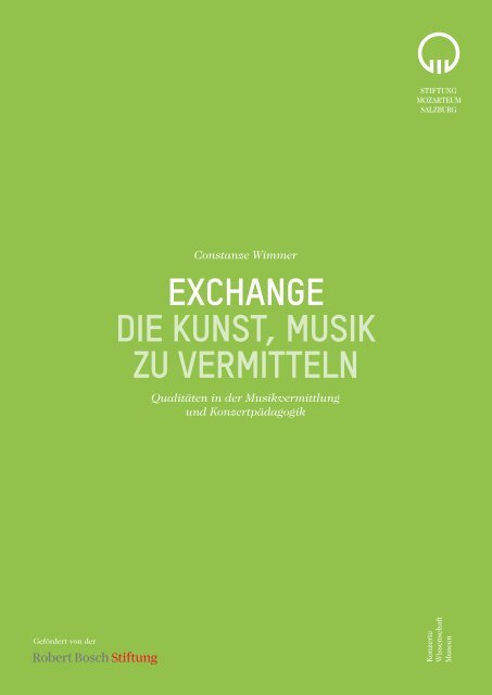 exchange die kunst, musik zu vermitteln - Kunstdervermittlung.at