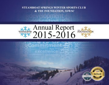 Steamboat Springs Winter Sports Club Annual Report 2015 2016