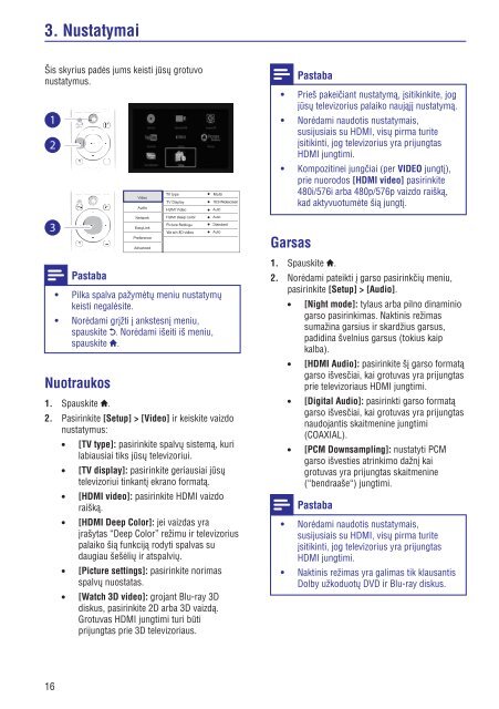 Philips 3000 series Lecteur Blu-ray / DVD - Mode d&rsquo;emploi - LIT