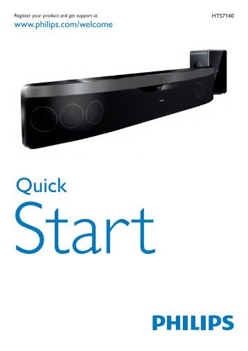 Philips Barre de son - Guide de mise en route - RON