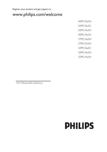 Philips TÃ©lÃ©viseur LED - Mode dâemploi - HUN