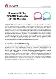 Choosing 24-Fiber MPOMTP Cabling for 40100G Migration