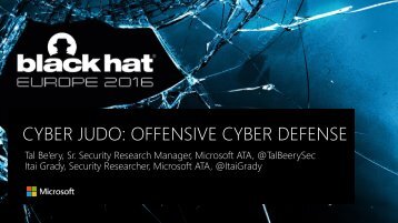 CYBER JUDO OFFENSIVE CYBER DEFENSE