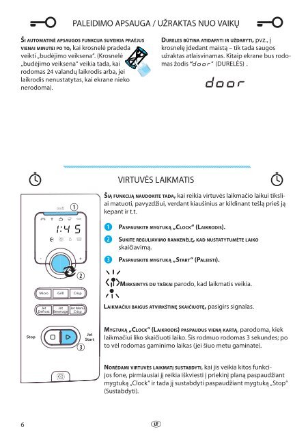 KitchenAid VT 265 SL - Microwave - VT 265 SL - Microwave LT (858726599890) Istruzioni per l'Uso