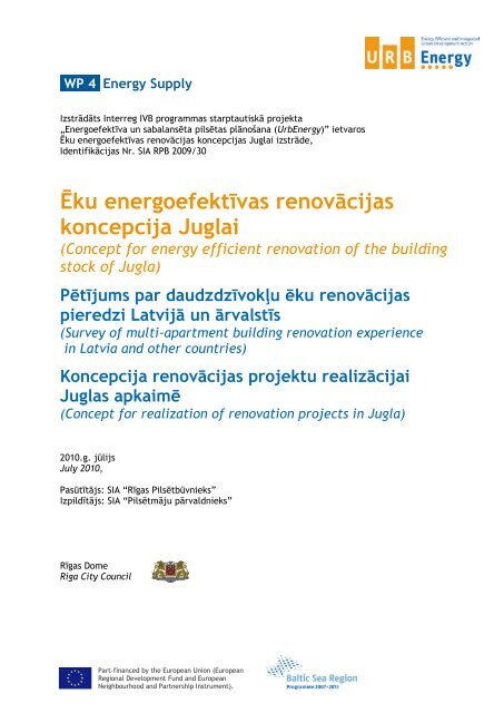Ēku energoefektīvas renovācijas koncepcija Juglai - URB.Energy