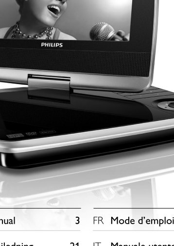 Philips Lecteur de DVD portable - Mode dâemploi - DAN