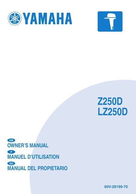 Yamaha Z250D - 2003 - Manuale d'Istruzioni Espa&ntilde;ol