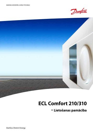 ECL Comfort 210/310 User Guide - Danfoss apkures portāls