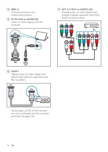 Philips TV LCD - Mode d&rsquo;emploi - NLD