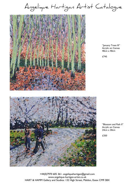 Catalogue of Available Original Artwork Winter 2016