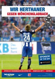 LIEBE STADION- BESUCHER LIEBE HERTHANER! Willkommensgruß