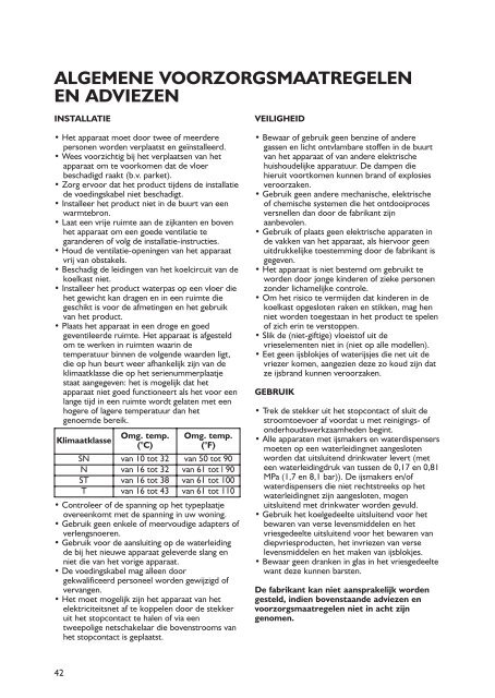 KitchenAid US 20RI - Side-by-Side - US 20RI - Side-by-Side NL (858640911000) Istruzioni per l'Uso