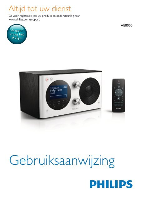 Philips Radio portable - Mode d&rsquo;emploi - NLD