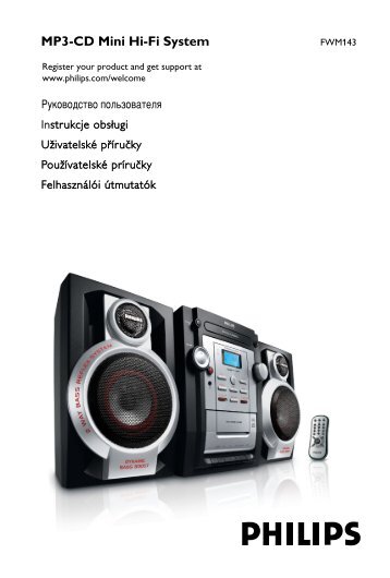 Philips MinichaÃ®ne hi-fi MP3 - Mode dâemploi - HUN