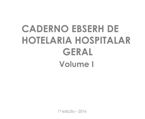 Caderno de Hotelaria - Geral