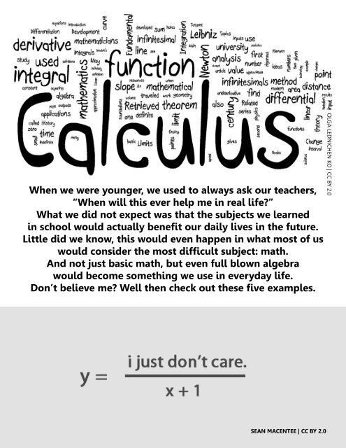 Issue 7: In the Name of Pi, Math in Our Lives