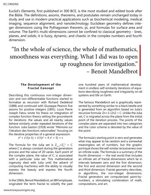 Issue 7: In the Name of Pi, Math in Our Lives