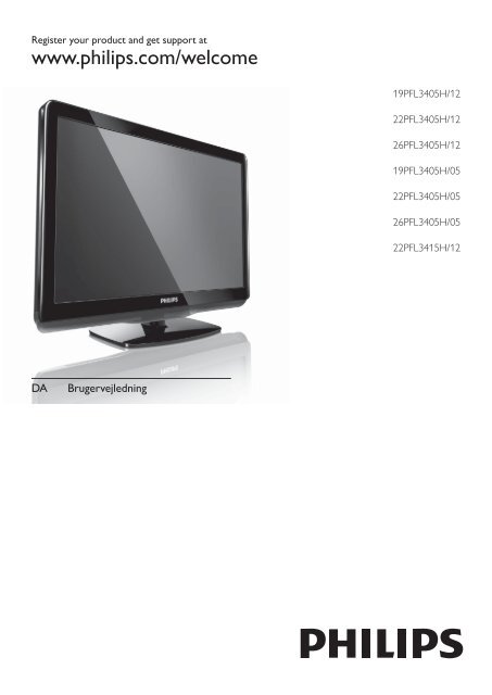 Philips TV LCD - Mode d&rsquo;emploi - DAN