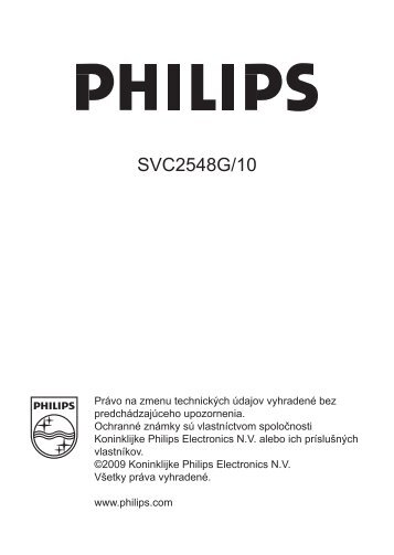 Philips Kit de nettoyage - Mode dâemploi - SLK