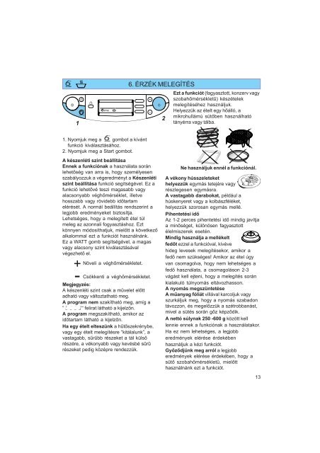 KitchenAid JT 359/Alu - Microwave - JT 359/Alu - Microwave HU (858735945640) Istruzioni per l'Uso