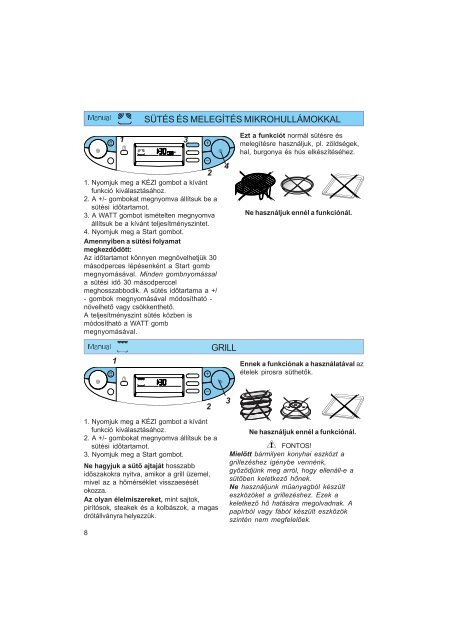 KitchenAid JT 359/Alu - Microwave - JT 359/Alu - Microwave HU (858735945640) Istruzioni per l'Uso