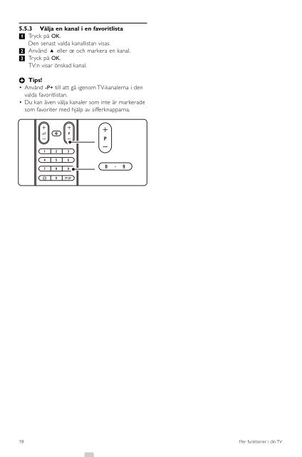 Philips TV LCD - Mode d&rsquo;emploi - SWE