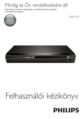 Philips Lecteur Blu-ray / DVD - Mode dâemploi - HUN