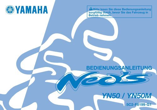 Yamaha NEO'S 50 2-ST - 2009 - Manuale d'Istruzioni Deutsch