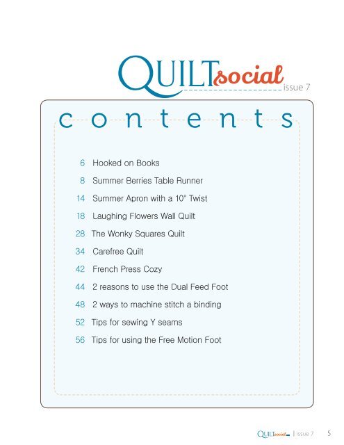 QUILTsocial | Issue 07