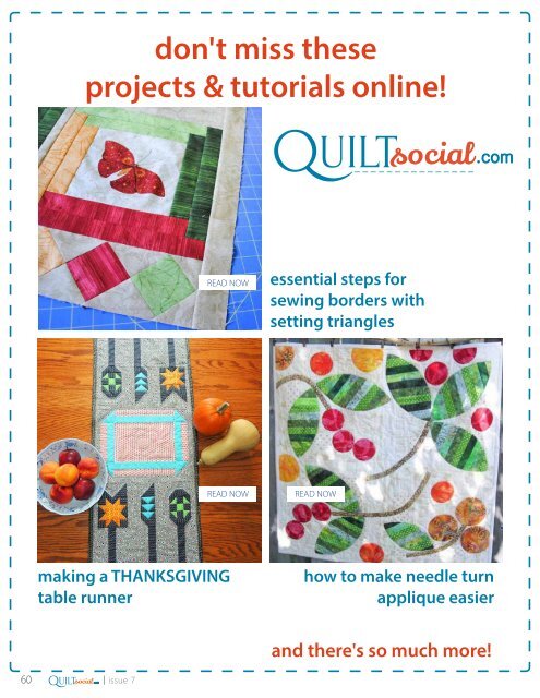 QUILTsocial | Issue 07