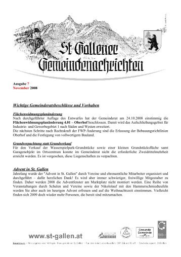 Bezirk Liezen November - in St. Gallen - istsuper.com