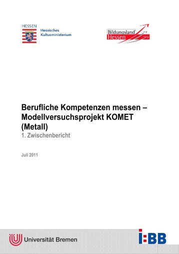 Modellversuchsprojekt KOMET (Metall) - FG ...