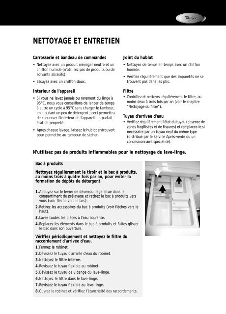 KitchenAid MAXY 13 - Washing machine - MAXY 13 - Washing machine FR (857007686200) Istruzioni per l'Uso