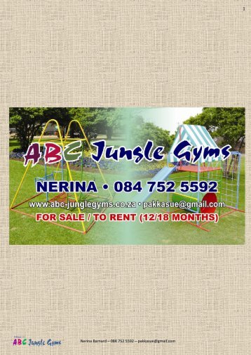 ABC Jungle Gyms Catalogue September 2016
