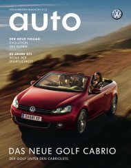 DAS NEUE GOLF CABRIO - 3D-Zeitschrift