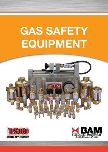 Tesuco Gas Safety Equipment Catalogue