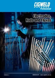 Cigweld Electrodes, Rods and Fluxes