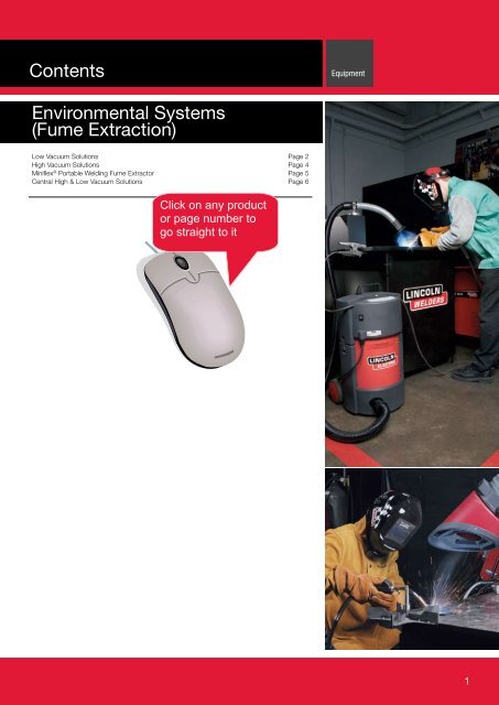 Lincoln Electric Fume Extraction Catalogue