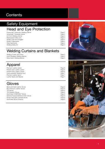 Lincoln Electric Safety Equipment Catalogue