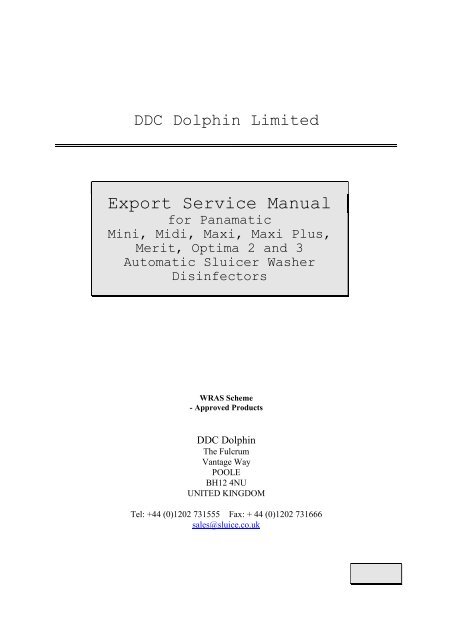 Export Panamatic Service Manual rev2