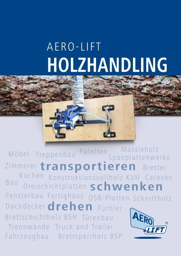 AERO-LIFT Vakuumheber Holzhandling
