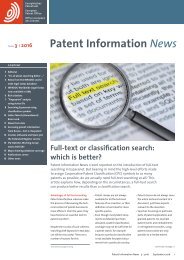 Patent Information News