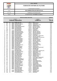 FEDERACIÓN CÁNTABRA DE ATLETISMO