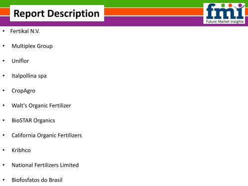 Organic Fertilizer Market pdf