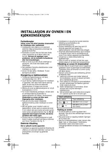 KitchenAid OBI C31 S - Oven - OBI C31 S - Oven NO (857917101010) Installazione
